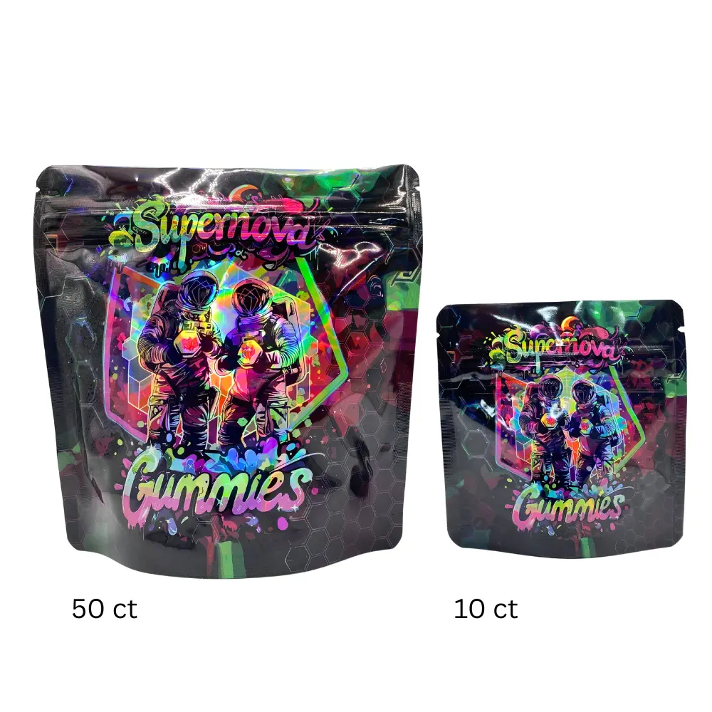 Supernova Exotic Cannabinoid Vegan Gummies (Very Potent) 50 ct vs 10ct